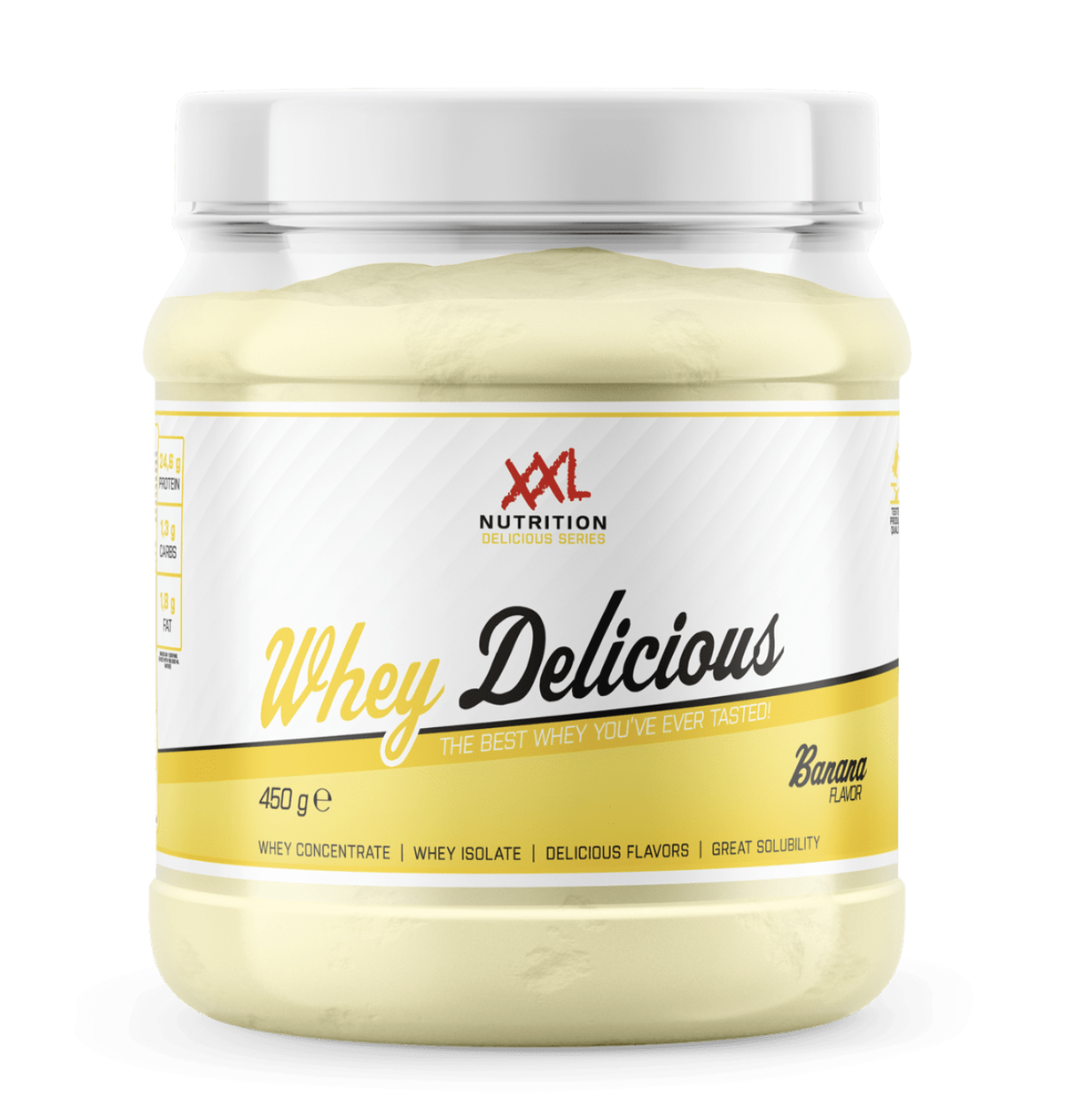 XXL Nutrition Whey Delicious Banaan 450 gram