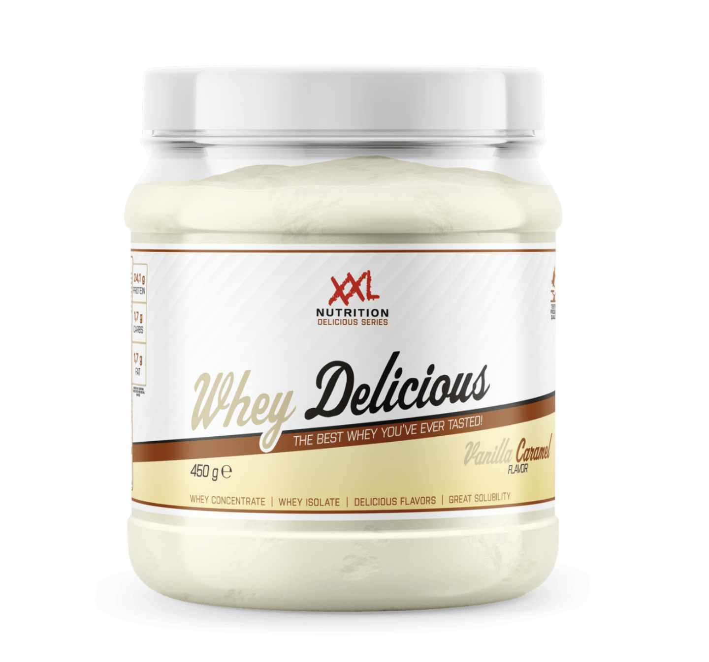 XXL Nutrition Whey Delicious Vanilla Caramel 450 gram