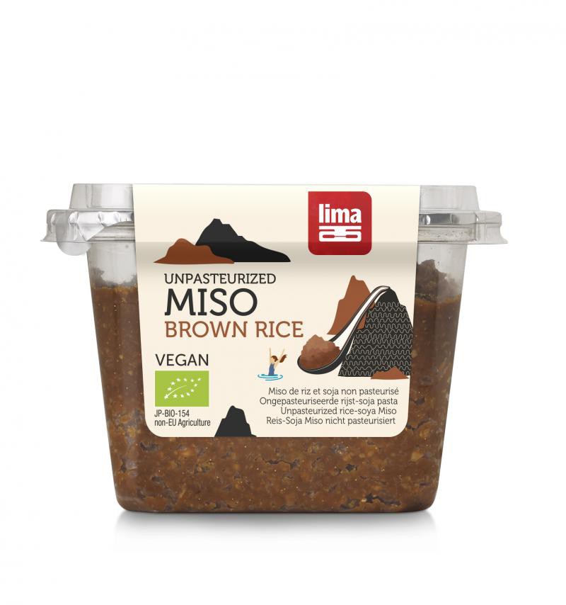 Lima Brown rice miso ongepasteuriseerd