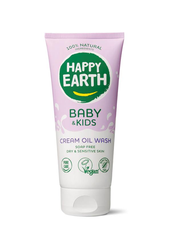 Happy Earth wasgel creme olie baby & kids