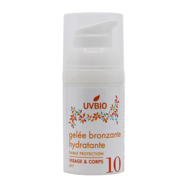 Uvbio tanninggel body face spf10 bio