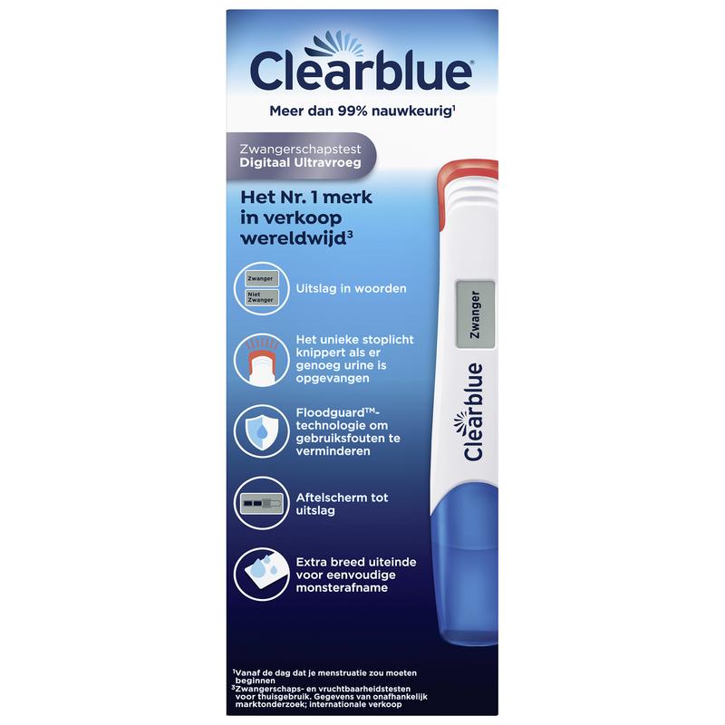 Clearblue Clearblue digitaal ultra vroeg