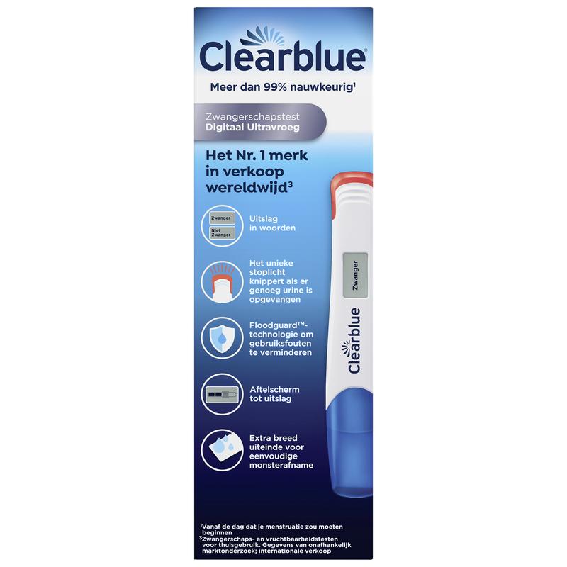Clearblue Clearblue digitaal ultra vroeg