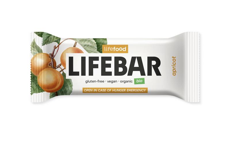 Lifefood lifebar abrikoos bio raw