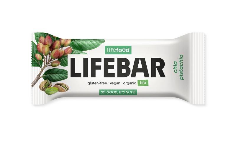 Lifefood lifebar chia pistachio bio raw