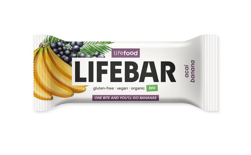 Lifefood lifebar acai banana bio raw
