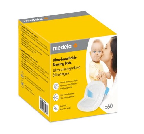 Medela Zoogkompressen Ultra Thin Disposable 60st