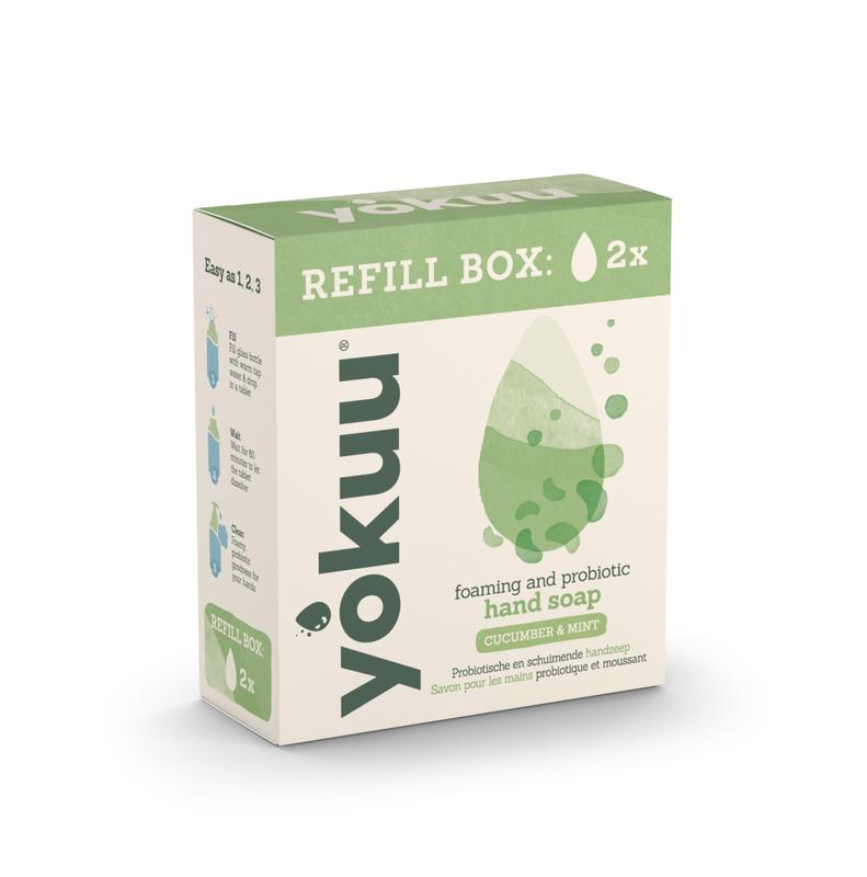 Yokuu handzeep cucumber & mint refil