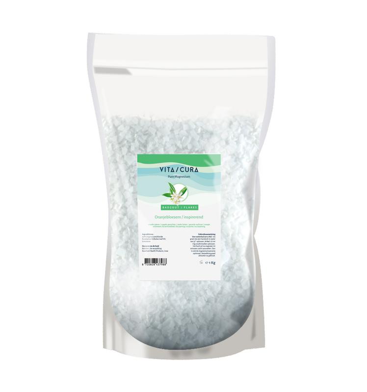 Vitacura Magnesium Zout Flakes - Oranjebloesem 1000 gram