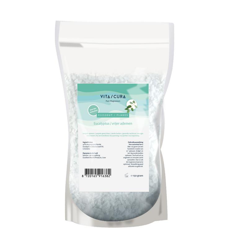 Vitacura Magnesium Zout Flakes - Eucalyptus 150 gram