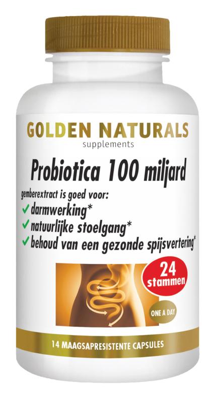 Golden Naturals Microbiotica 100 miljard 14 vcap