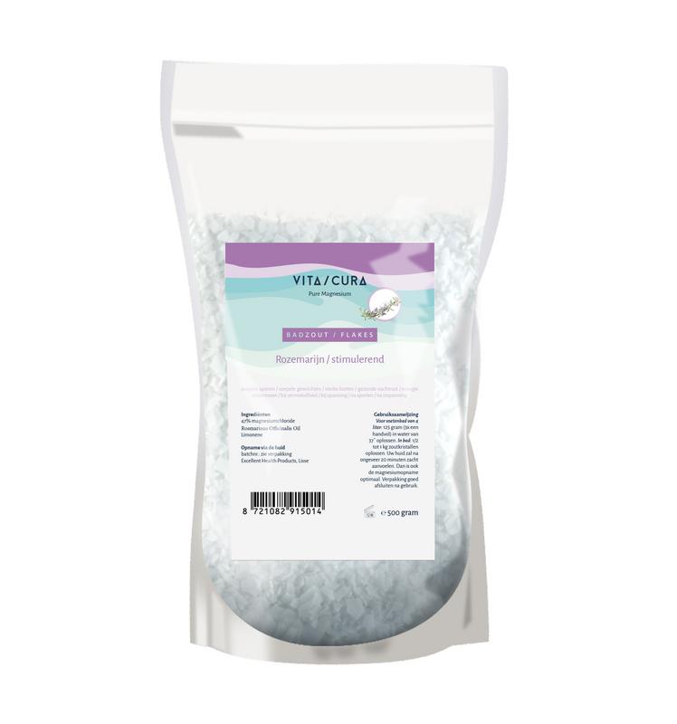 Vitacura Magnesium Zout Flakes - Rozemarijn 500 gram