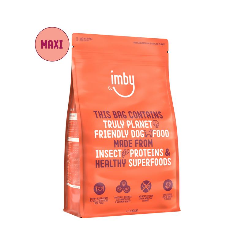 Imby Pet Food Hondenbrokken insecteneiwit groot +35kg