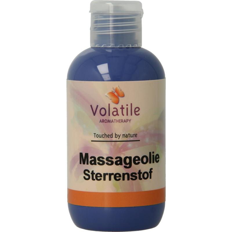 Volatile massageolie sterrenstof