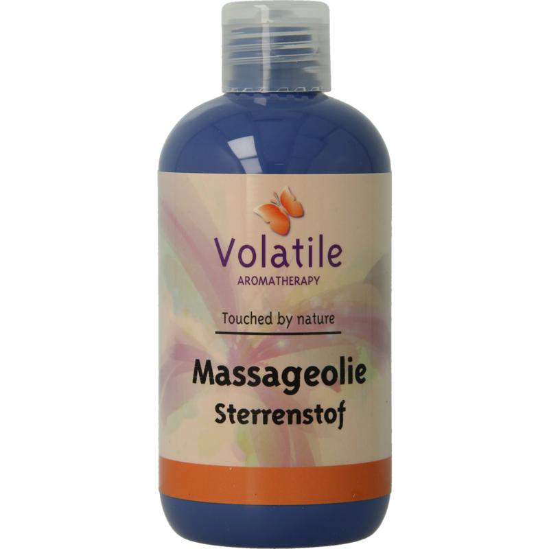 Volatile massageolie sterrenstof