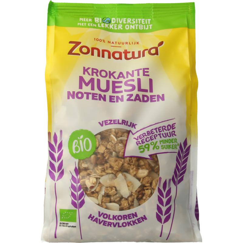 Zonnatura krokante muesli noot zaad bio