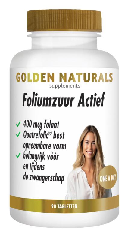 Golden Naturals Foliumzuur actief