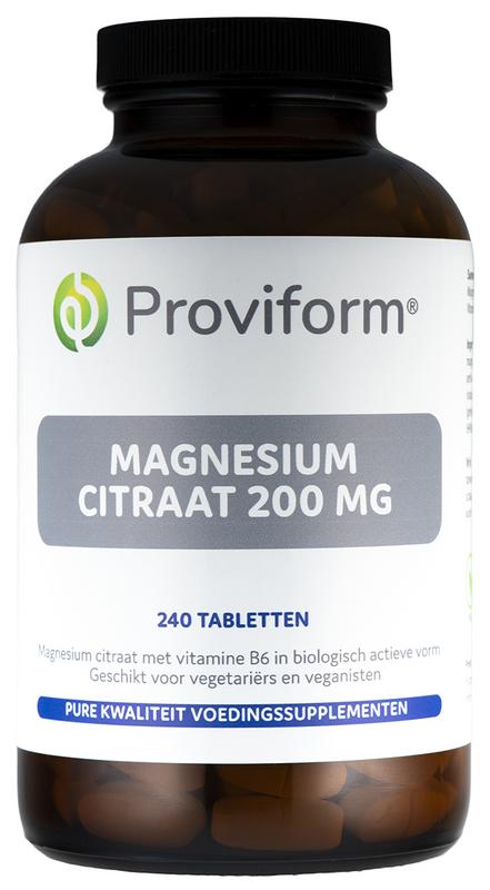 Magnesium citraat 200 mg & B6