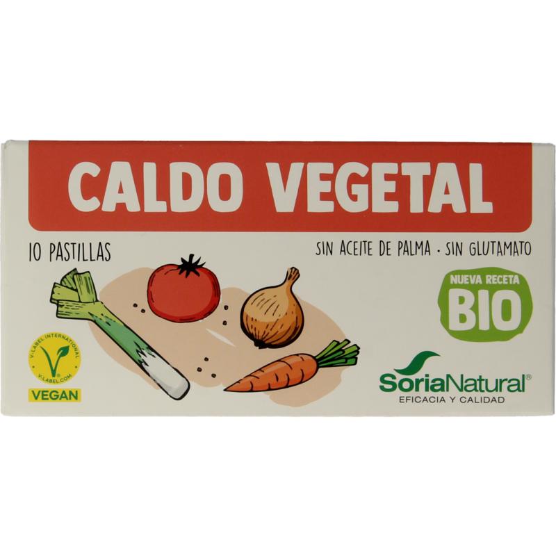 Soria Natural bouillonblokjes plantaard. bio
