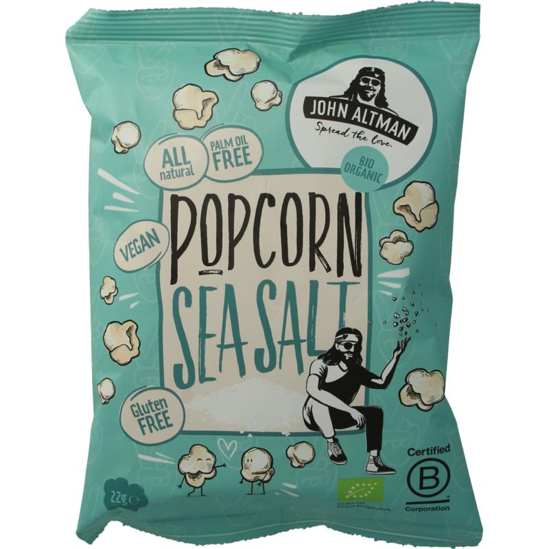 John Altman popcorn sea salt organic bio