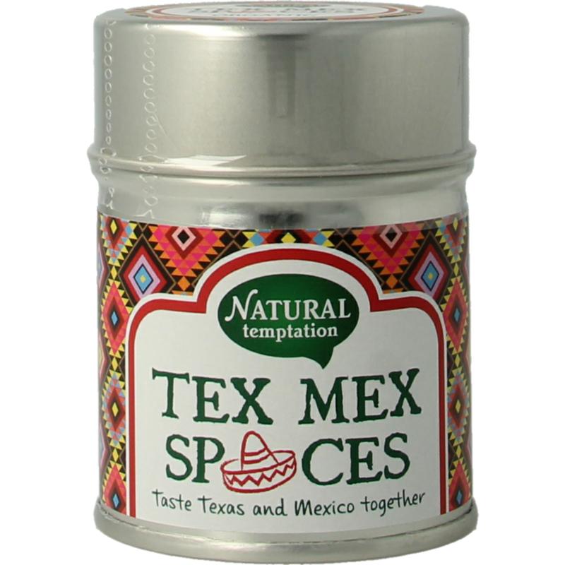 Nat Temptation Tex Mex spices blikje bio