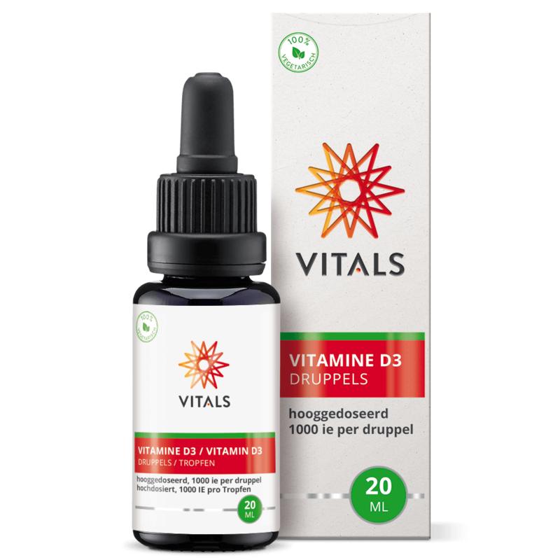 Vitals vitamine d3 druppels 1000 ie