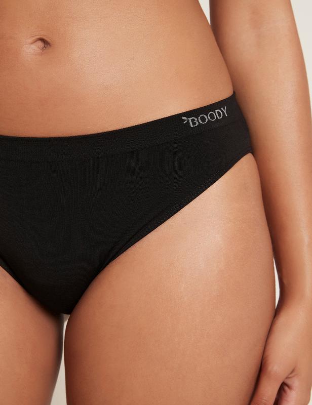 Boody classic bikinislip zwart large