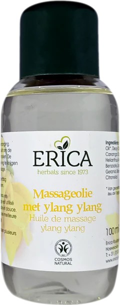 Erica Massage Olie met Ylang Ylang 100 ml