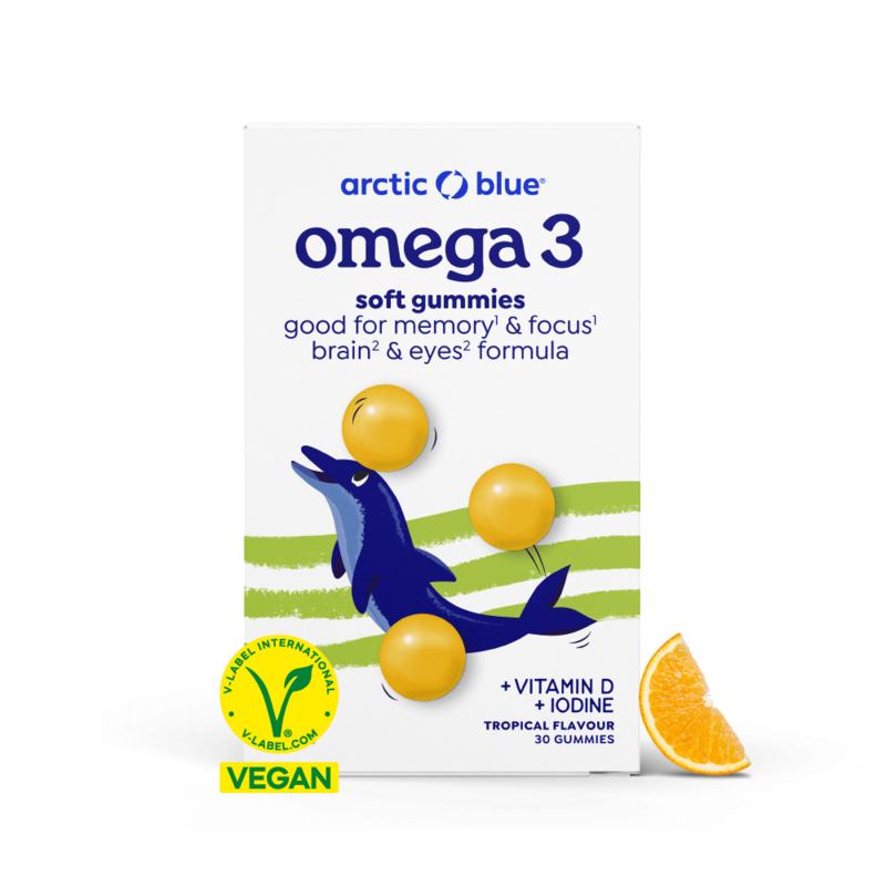 Arctic Blue omega 3 gummie vegan