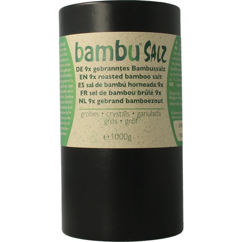 Bambu Salz bamboezout grof 9x gebrand