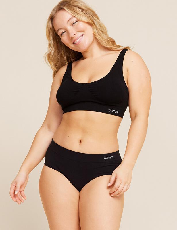 Boody padded shaper crop bh zwart xl