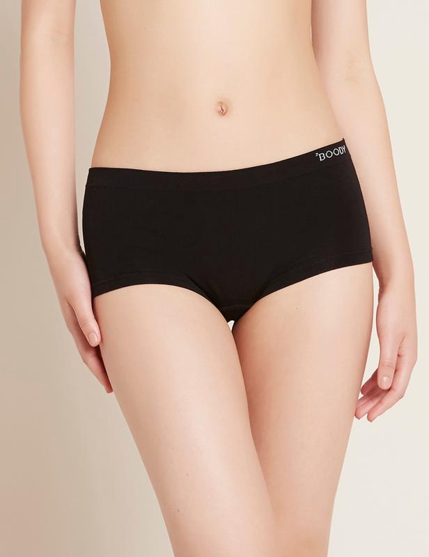 Boody boyleg damesslip zwart medium