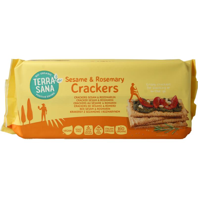 Terrasana Terrasana crackers sesam&rozem