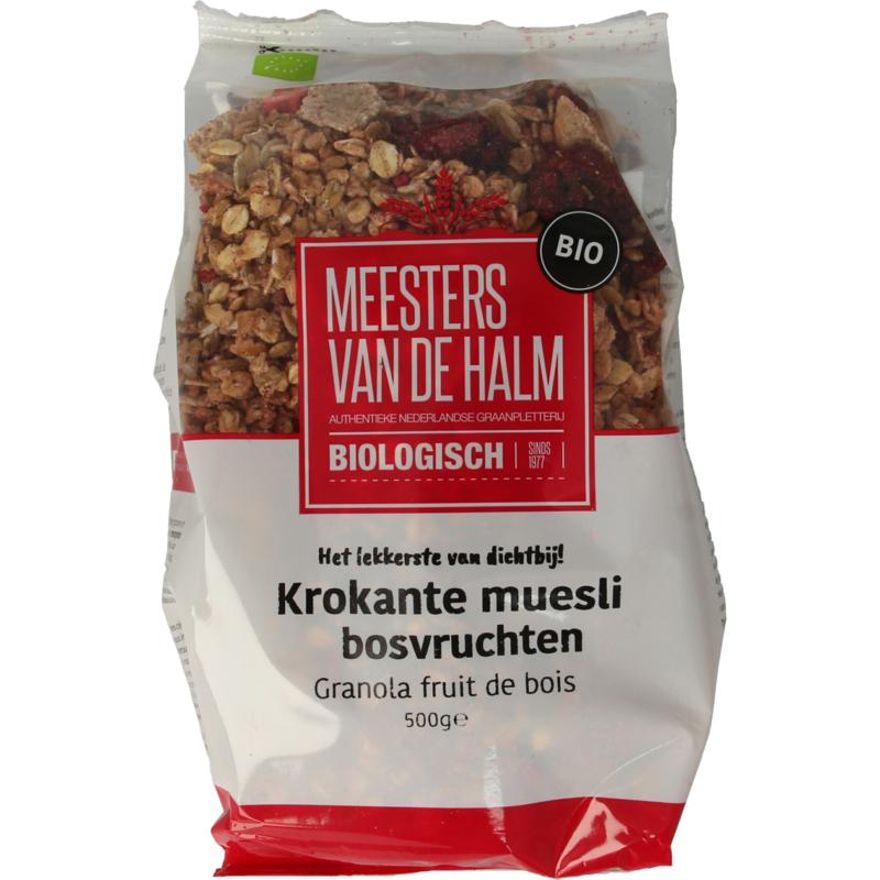 Muesli krokant bosvruchten bio