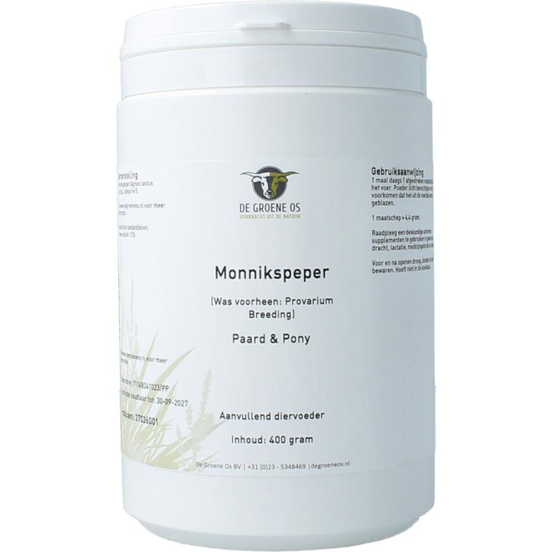 Groene Os Monnikspeper paard & pony