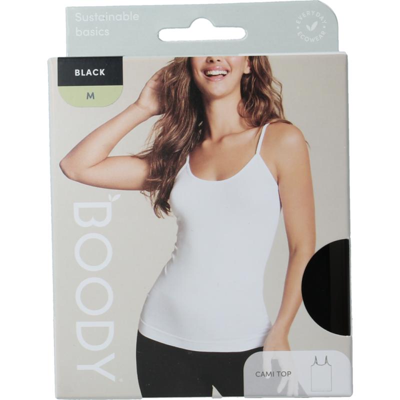 Boody cami top - zwart medium