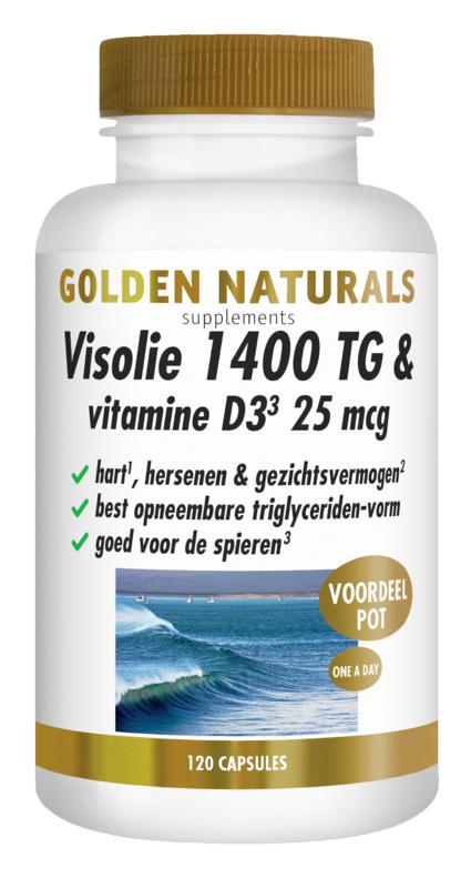 GN Golden naturals visolie&vit d3 120s