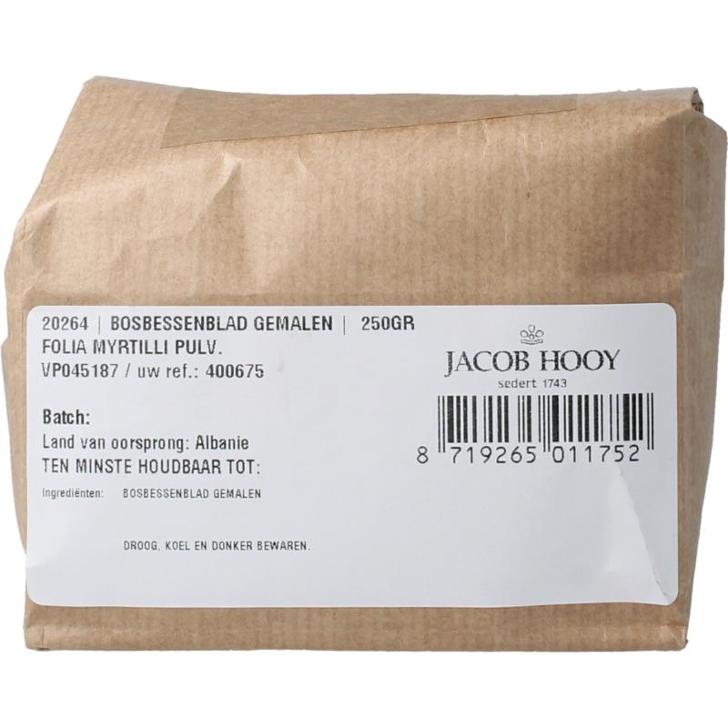 HOOY Bosbessenblad gemalen 250 gr