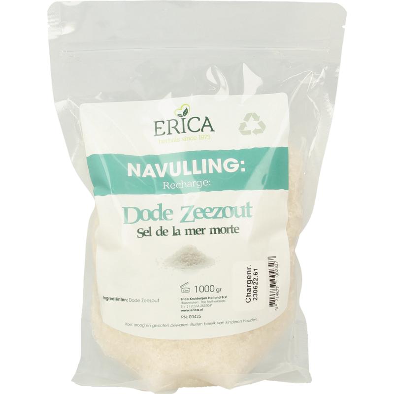 ERICA Dode zeezout navulzak  1000g