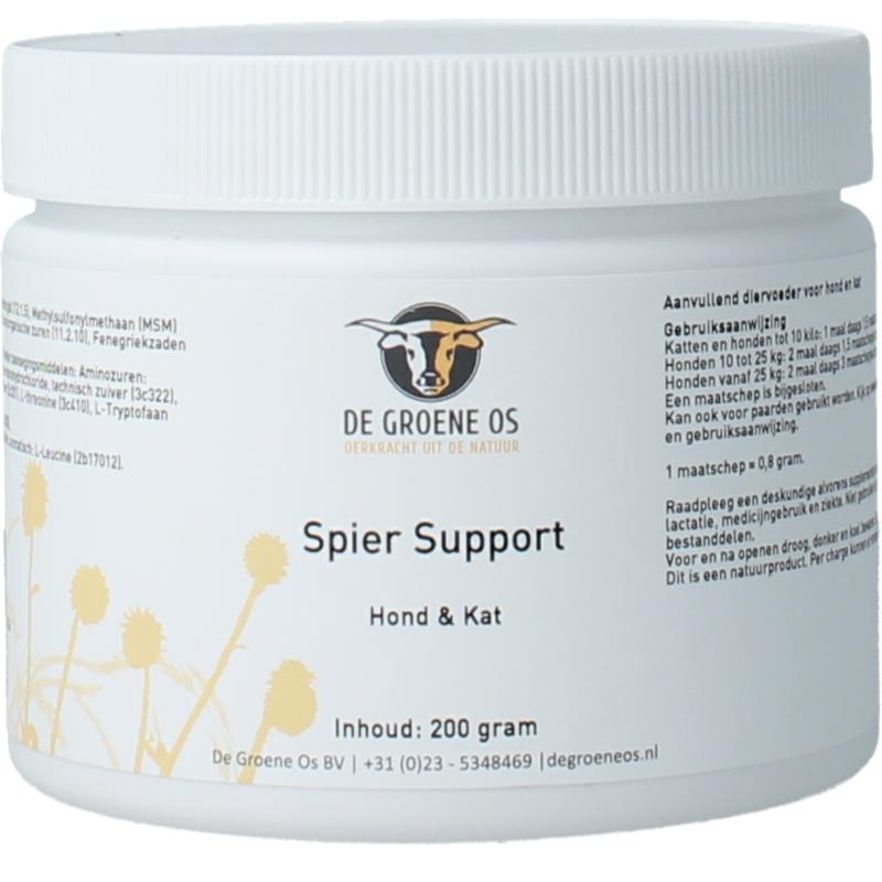 Groene Os spier support hond & kat