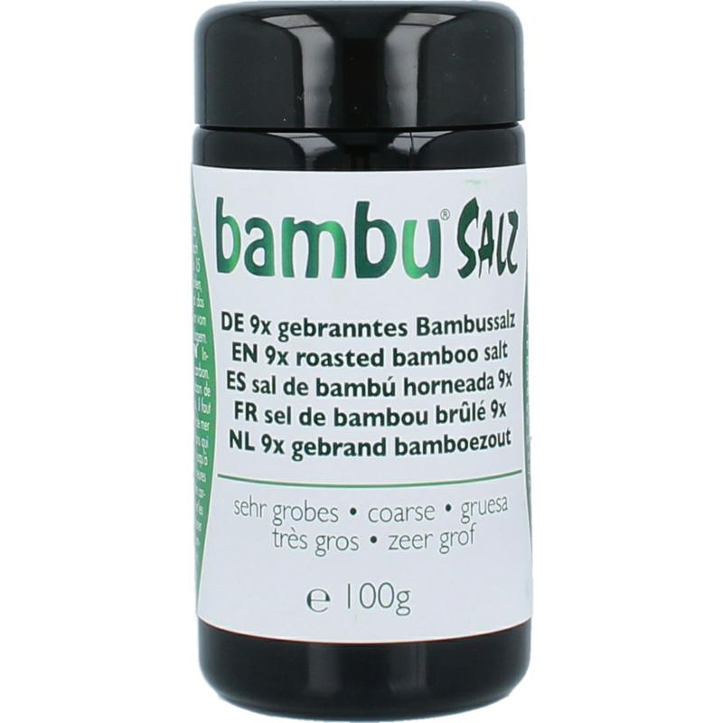 Bambu Salz bamboezout zeer grof 9x gebran
