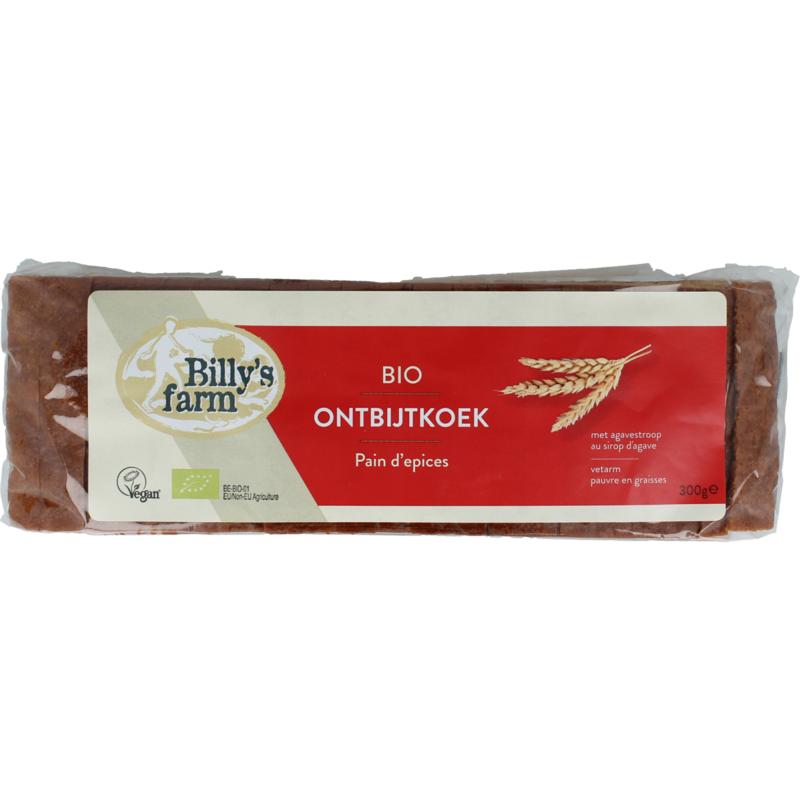 BILLYS FARM Ontbijtkoek bio 300gr