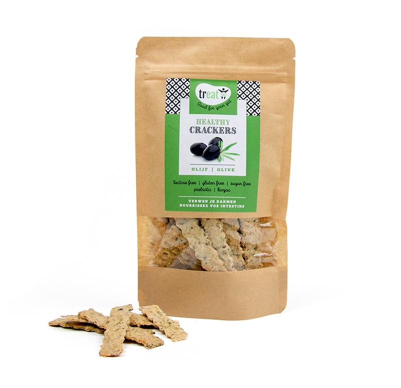 Crackers olijf glutenvrij