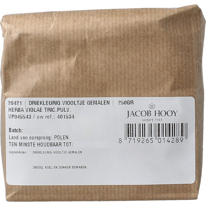 HOOY Driekleurig viooltje gemalen 250 gr
