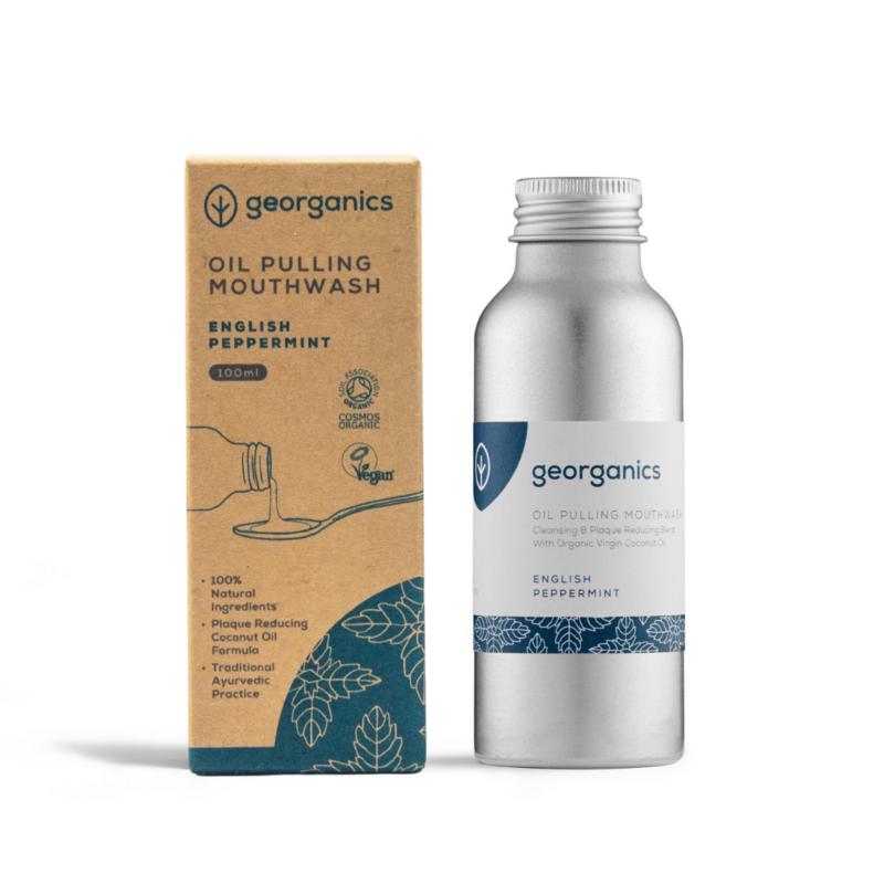 Georganics Oilpulling mouthwash english peppermint