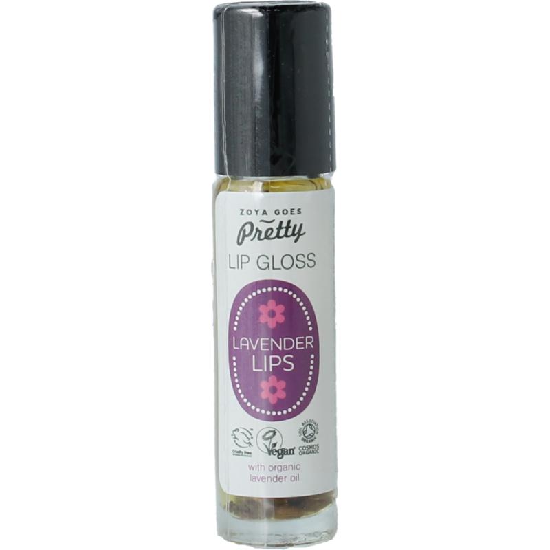 Zoya Goes Pretty Lip gloss lavender lips