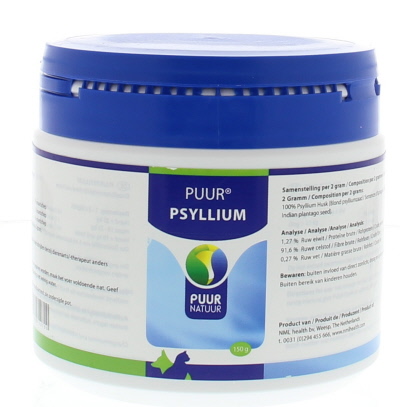 Psyllium hond kat