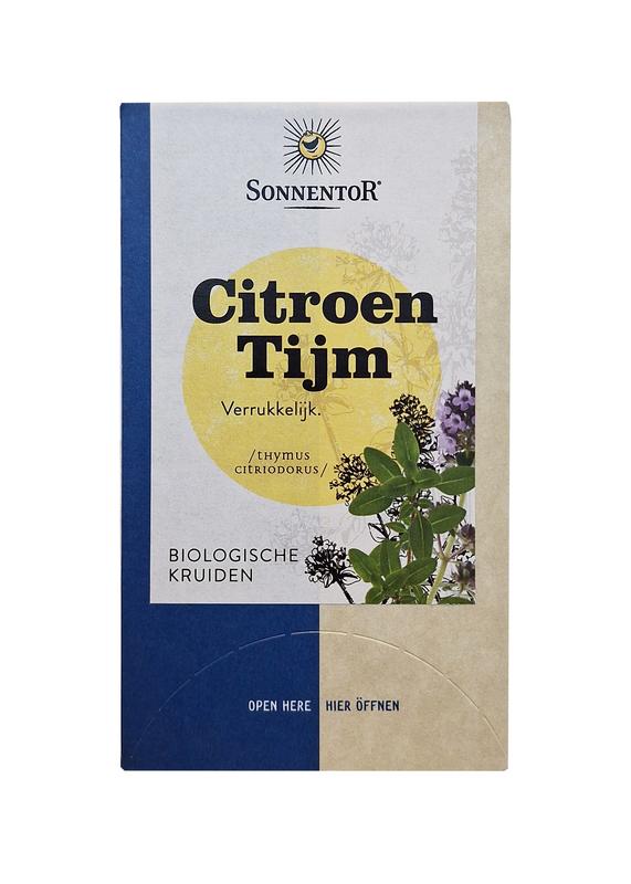 Sonnentor citroen tijm thee bio