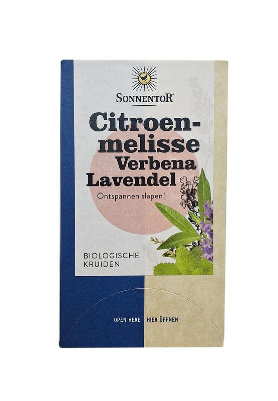 Sonnentor citroenmel-verbena-lavend bio
