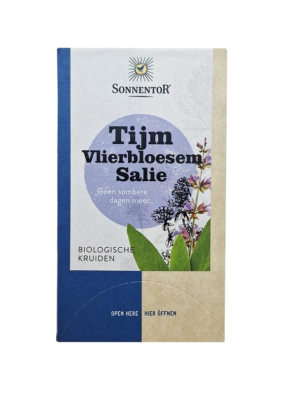 Sonnentor tijm vlierbloesem salie bio